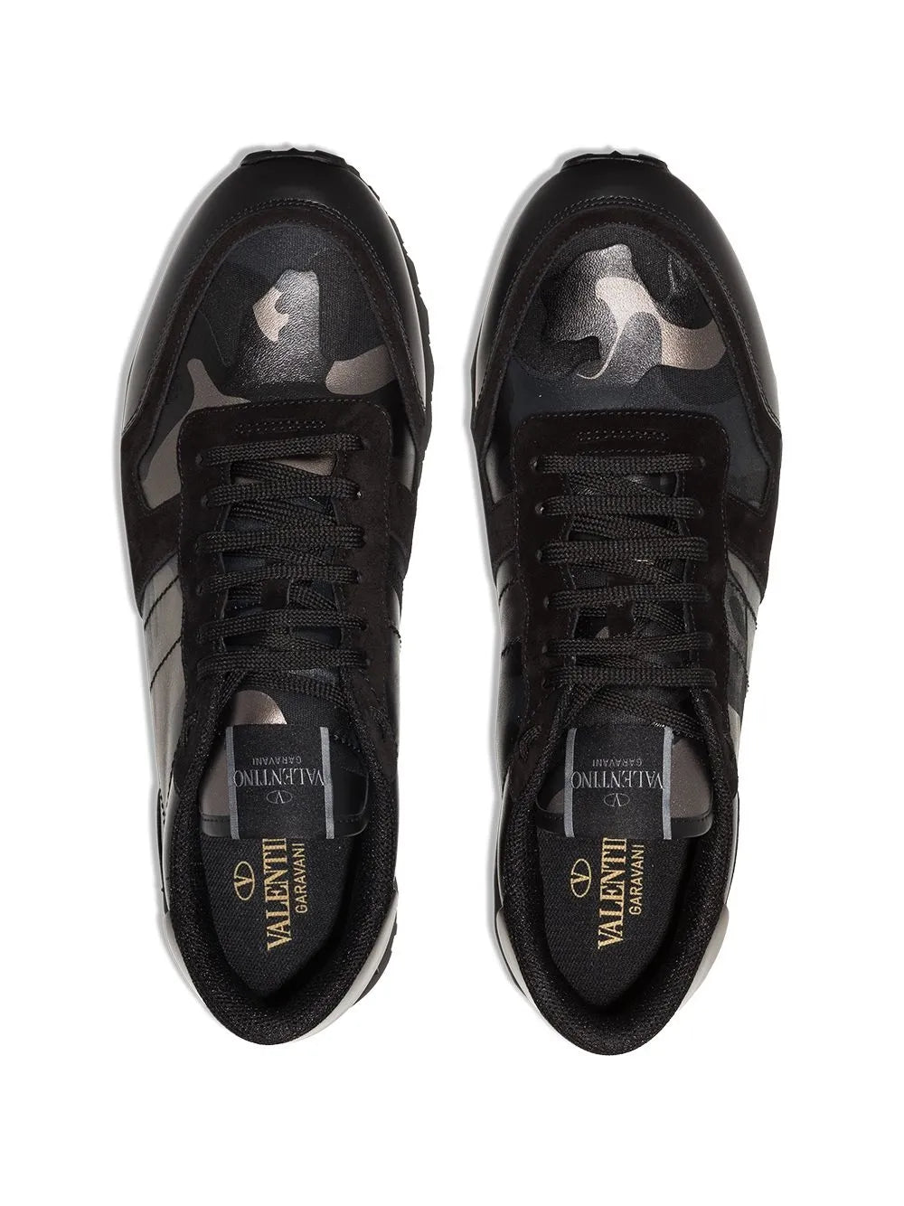 Valentino Garavani Rockrunner Camouflage-Print Sneakers