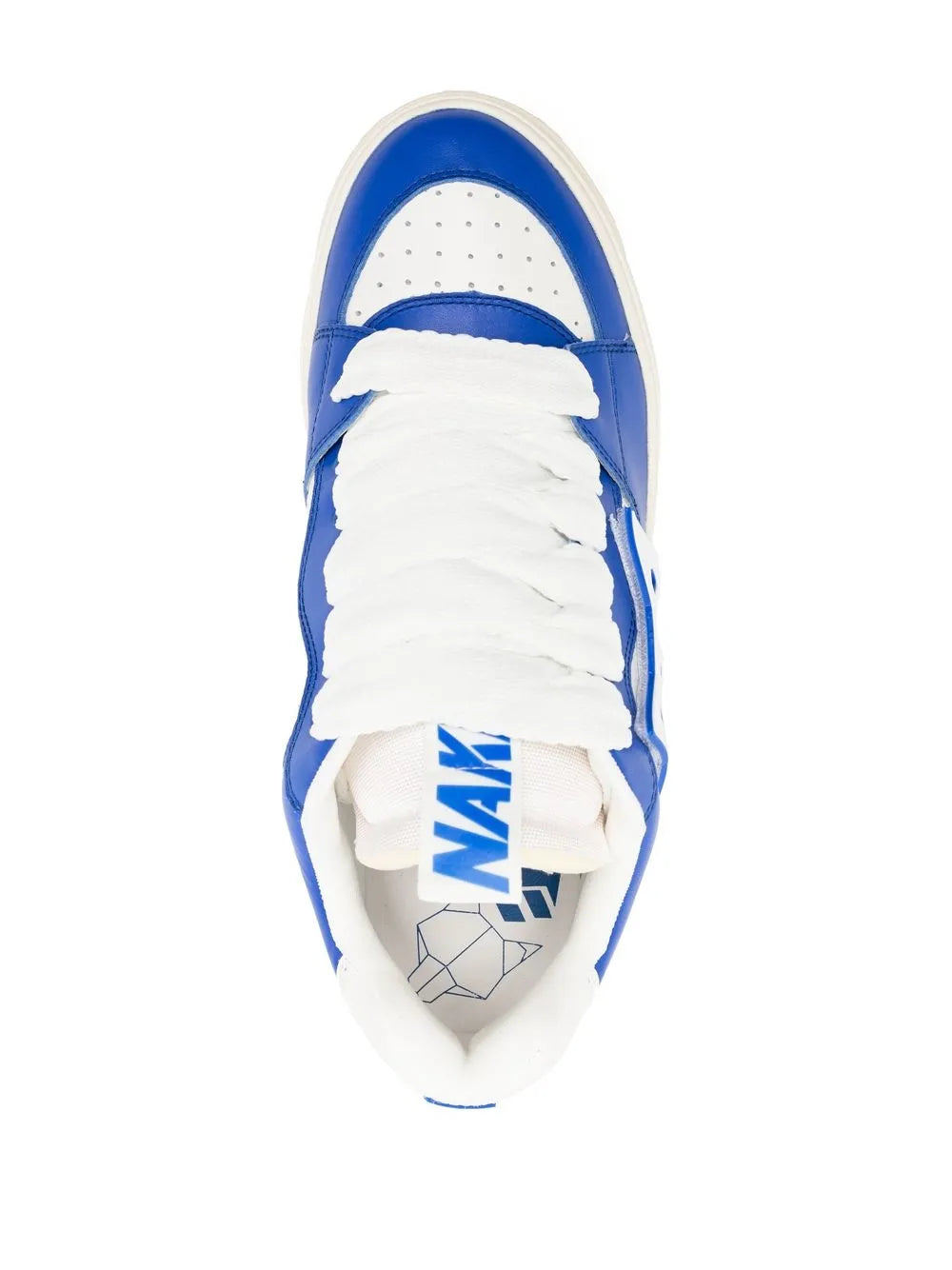 Naked Wolfe Logo-Patch Lace-Up Sneakers