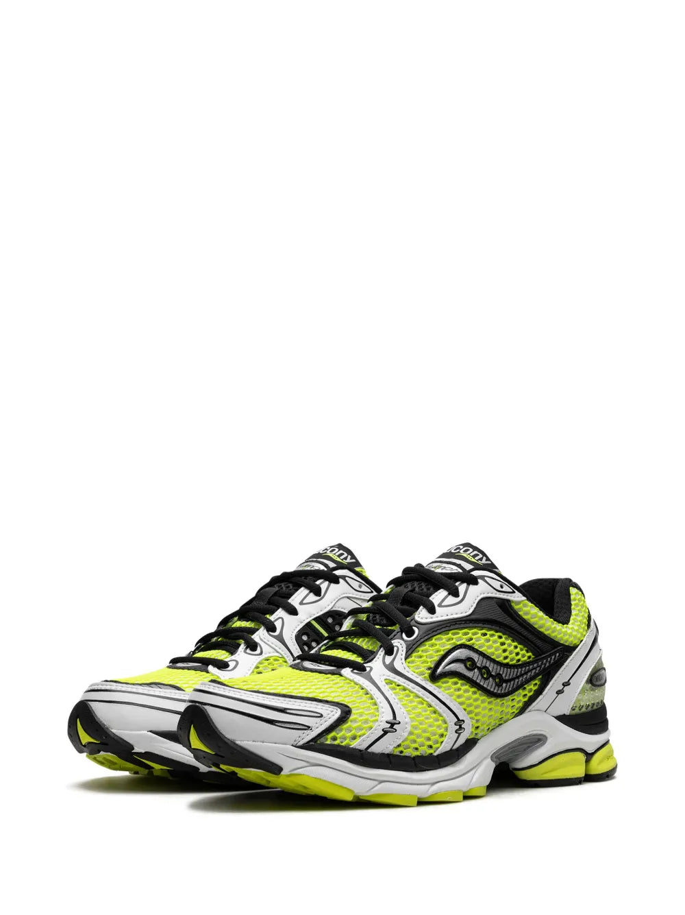 Saucony Progrid Triumph 4 Neon Yellow Sneakers