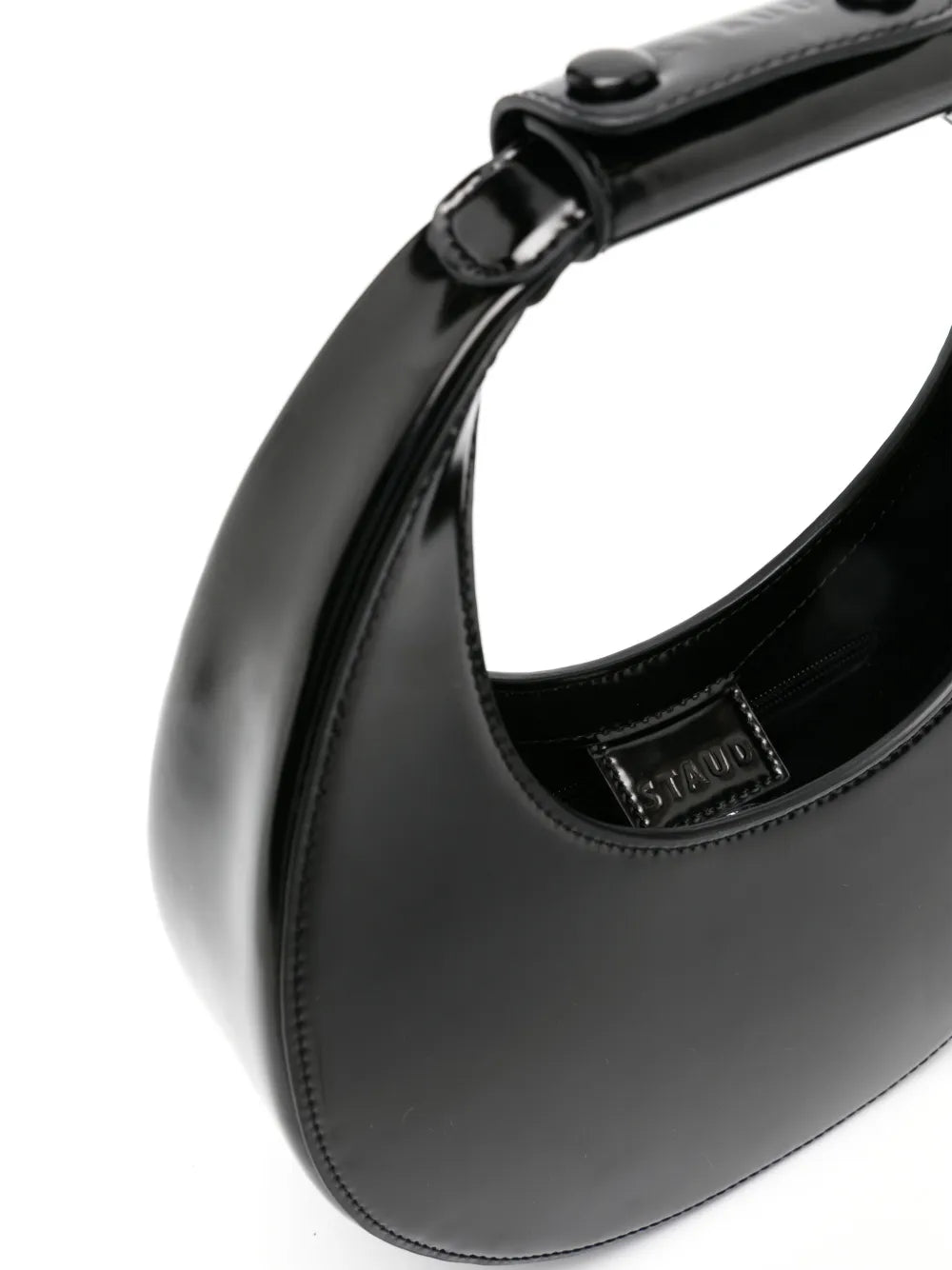 STAUDmini Moon patent leather bag