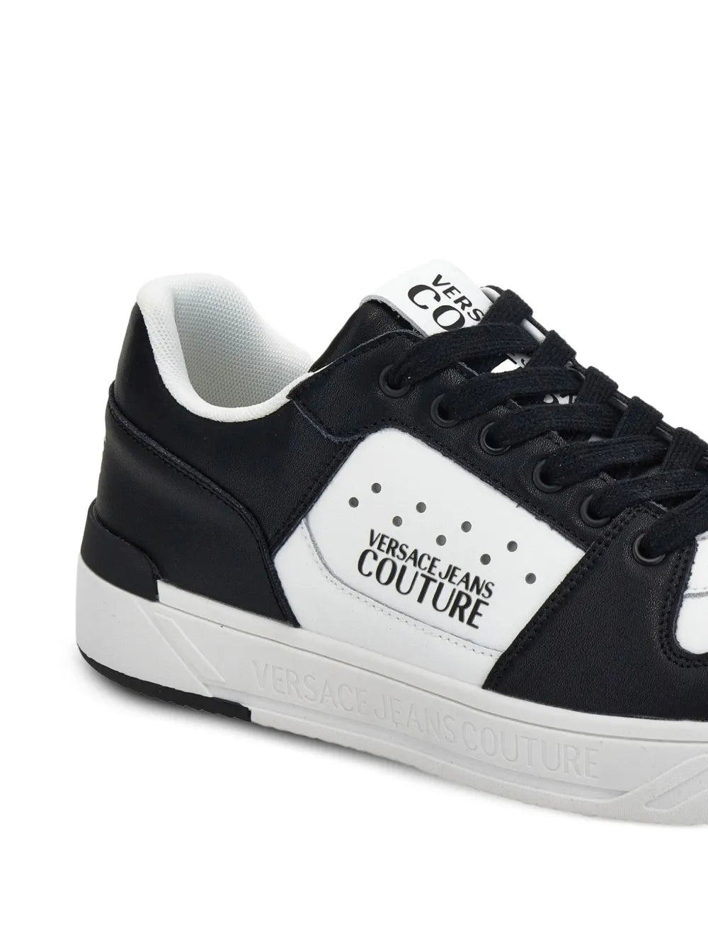 Versace Jeans Couture Perforated Panelled Sneakers