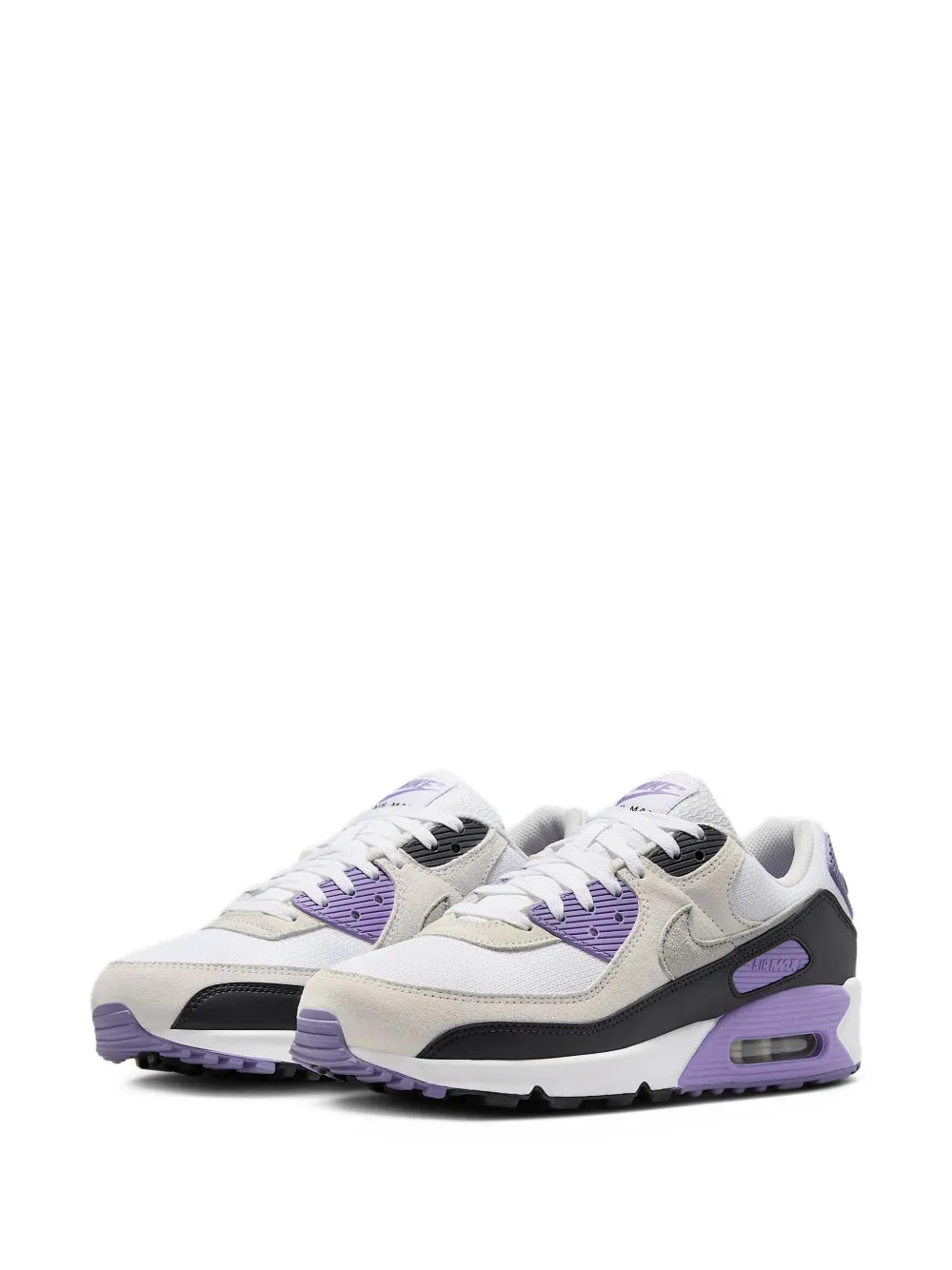 Nike Air Max 90 White/Dusty Amethyst/Photon Dust/Light Smoke Grey Sneakers