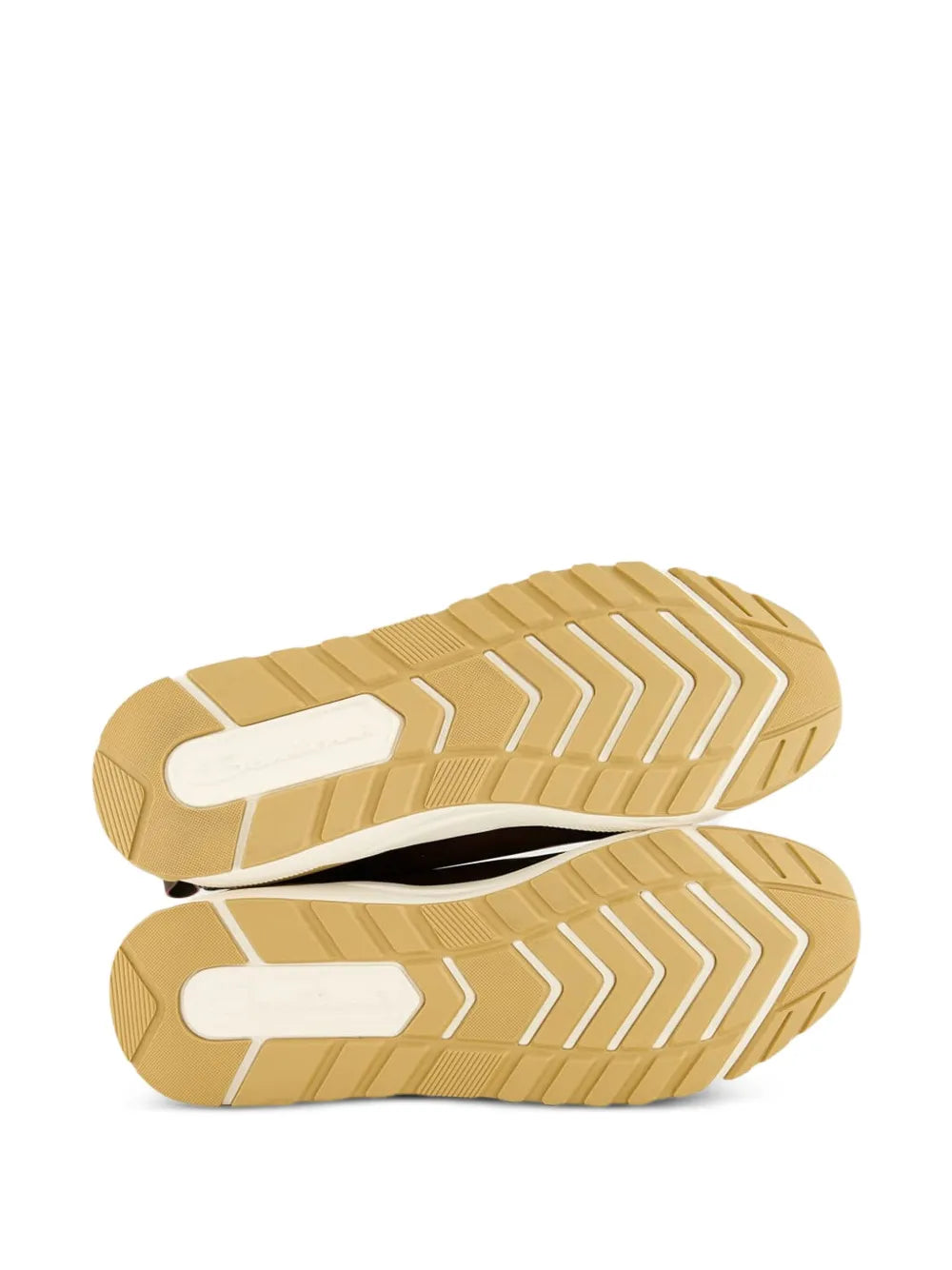 Santoni Leather Slip-On Trainers