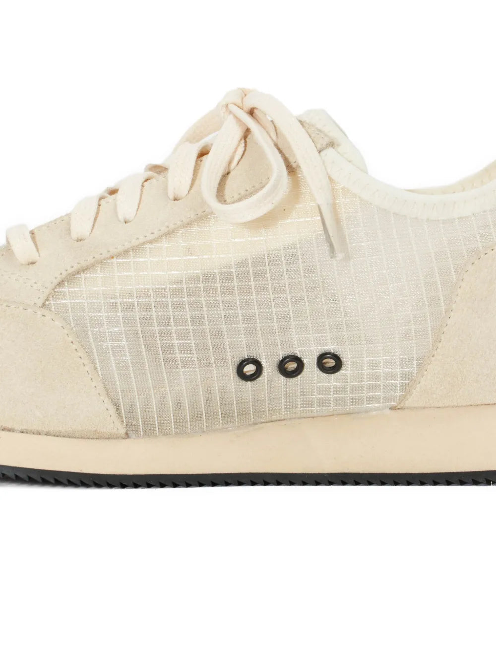Osklen Mesh-Panels Suede Low-Top