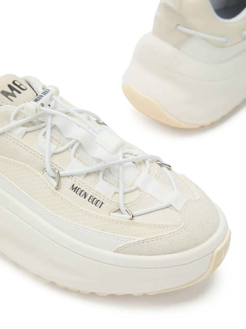 Moon Boot Logo-Embellished Lace-Up Sneakers
