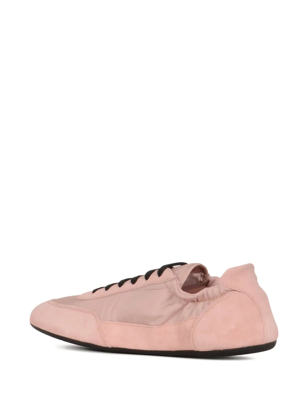 Prada Collapse Lace-Up Suede