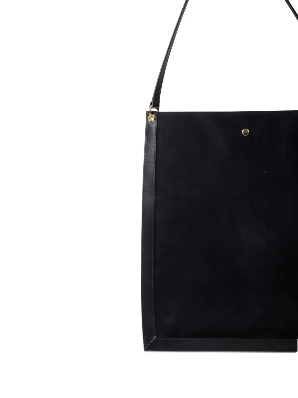 Wandlertop-handle suede tote bag
