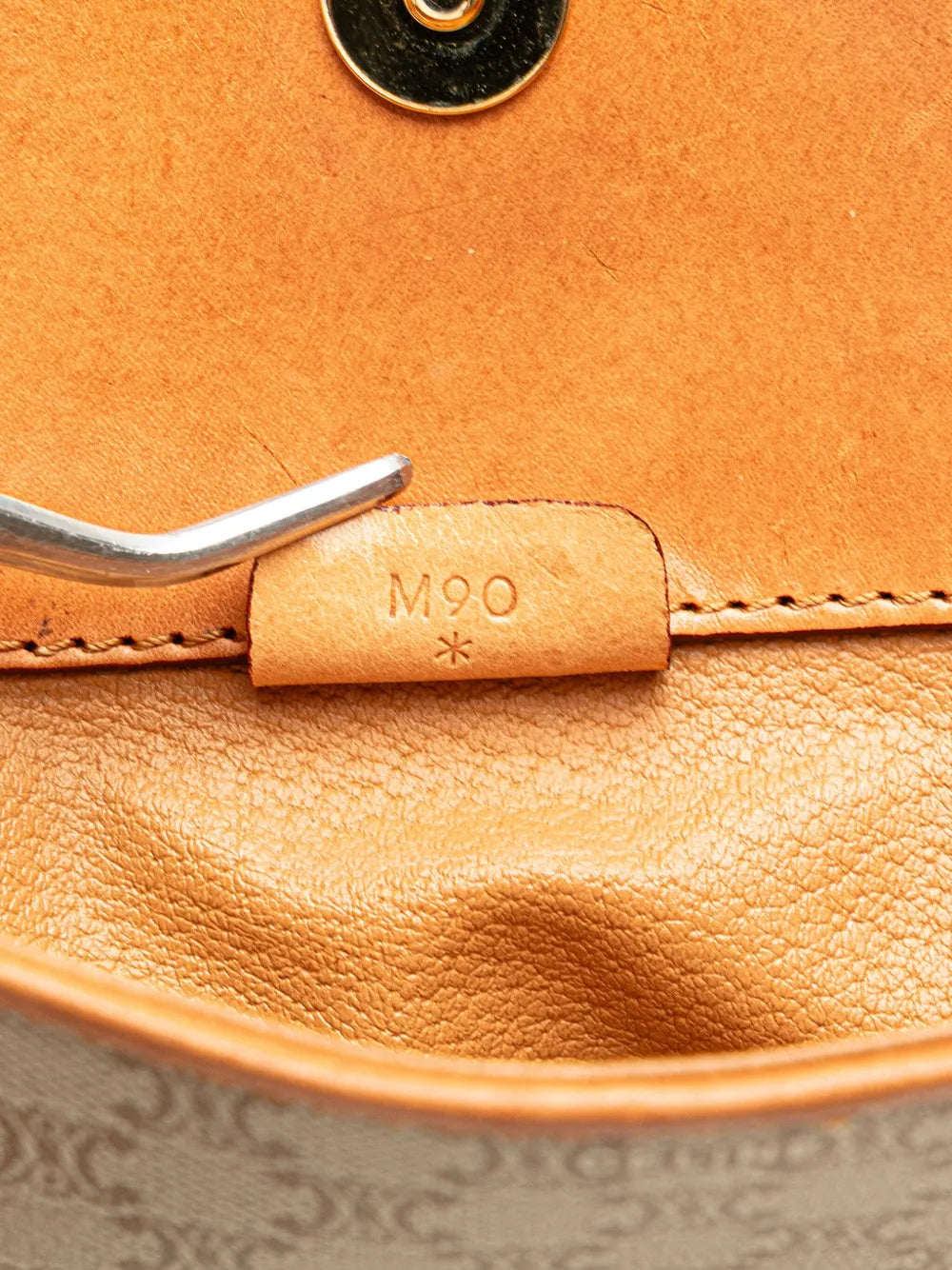 Pre-OwnedCeline Pre-Owned1990 Macadam Coated Canvas clutch bag