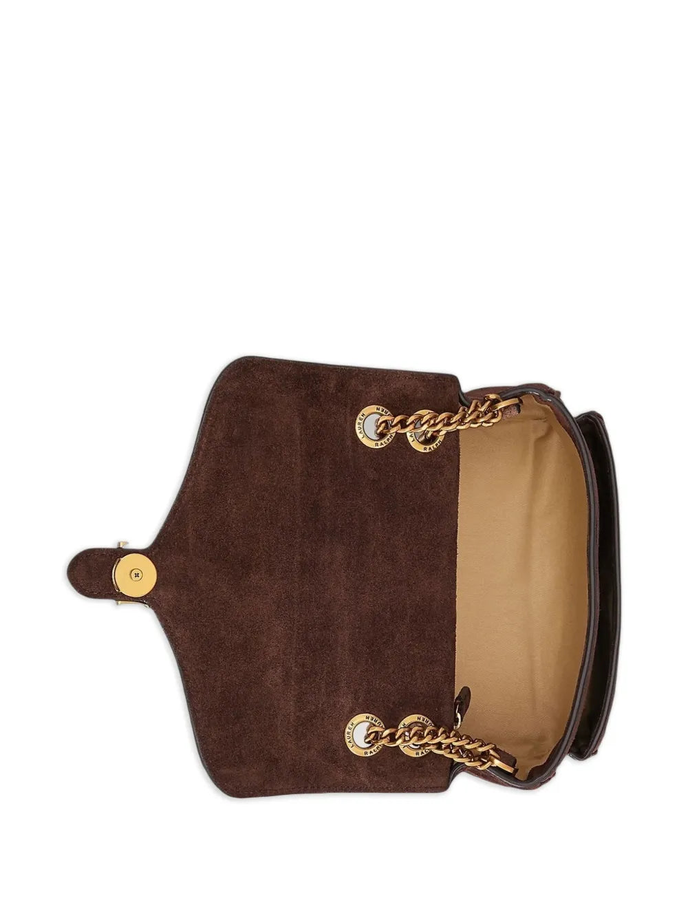 Lauren Ralph Laurensmall Bradley suede shoulder bag