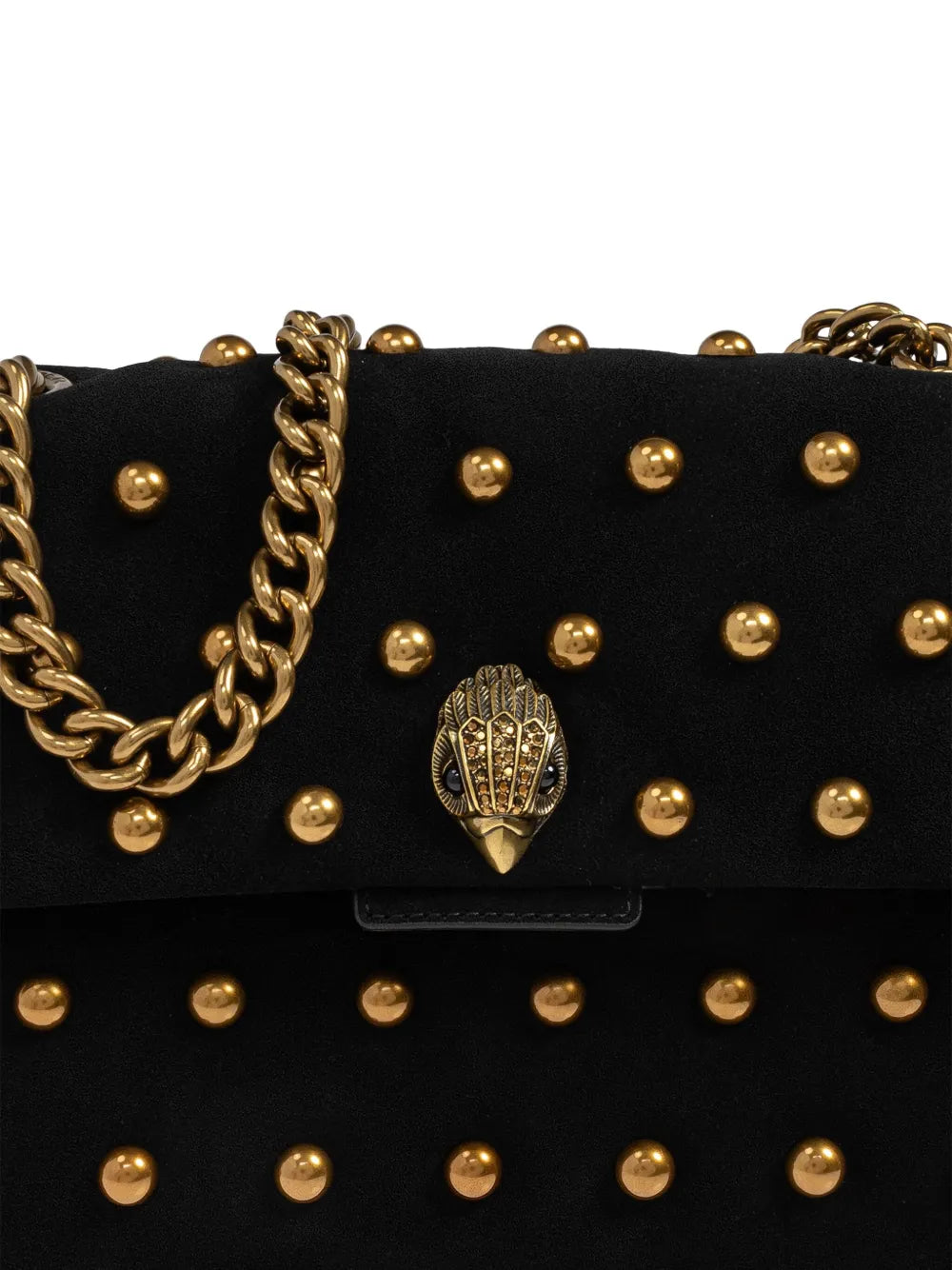 Kurt Geiger LondonKensington stud-embellished clutch bag
