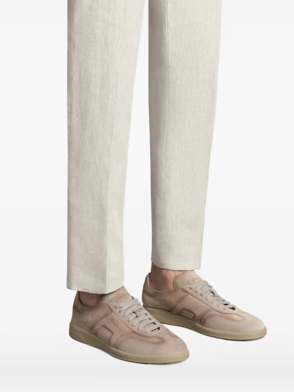 Santoni Dbs Oly Suede Sneakers
