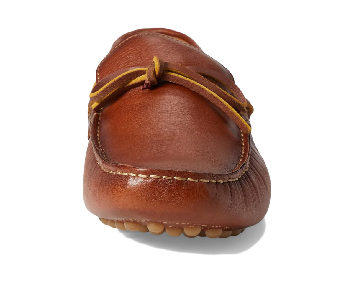 Men's johnnie-O Leather Getaway Driver Cognac