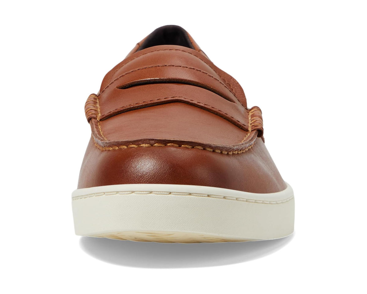 Men's Cole Haan Pinch Weekender Penny Textured British Tan/Ivory
