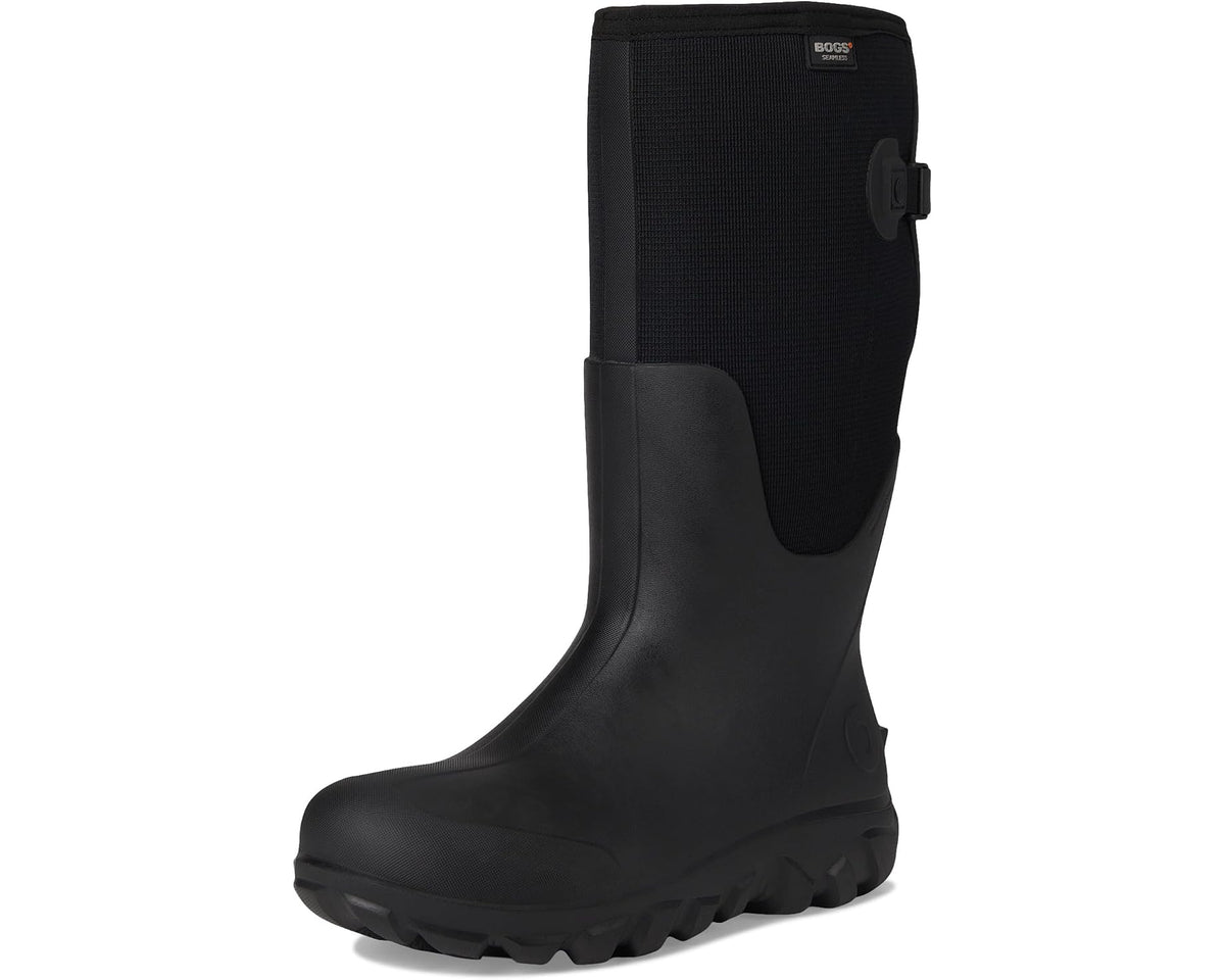 Men's Bogs Classic Seamless Tall Adjustable Calf Black