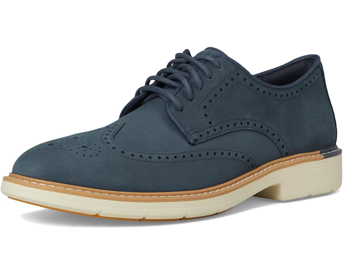 Men's Cole Haan Go-To Wing Oxfords Big Dipper Nubuck/Ivory