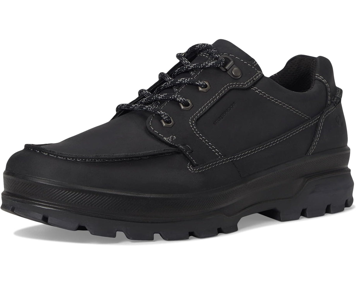 Men's ECCO Sport Rugged Track Moc Toe Low Waterproof Hiking Shoe Black