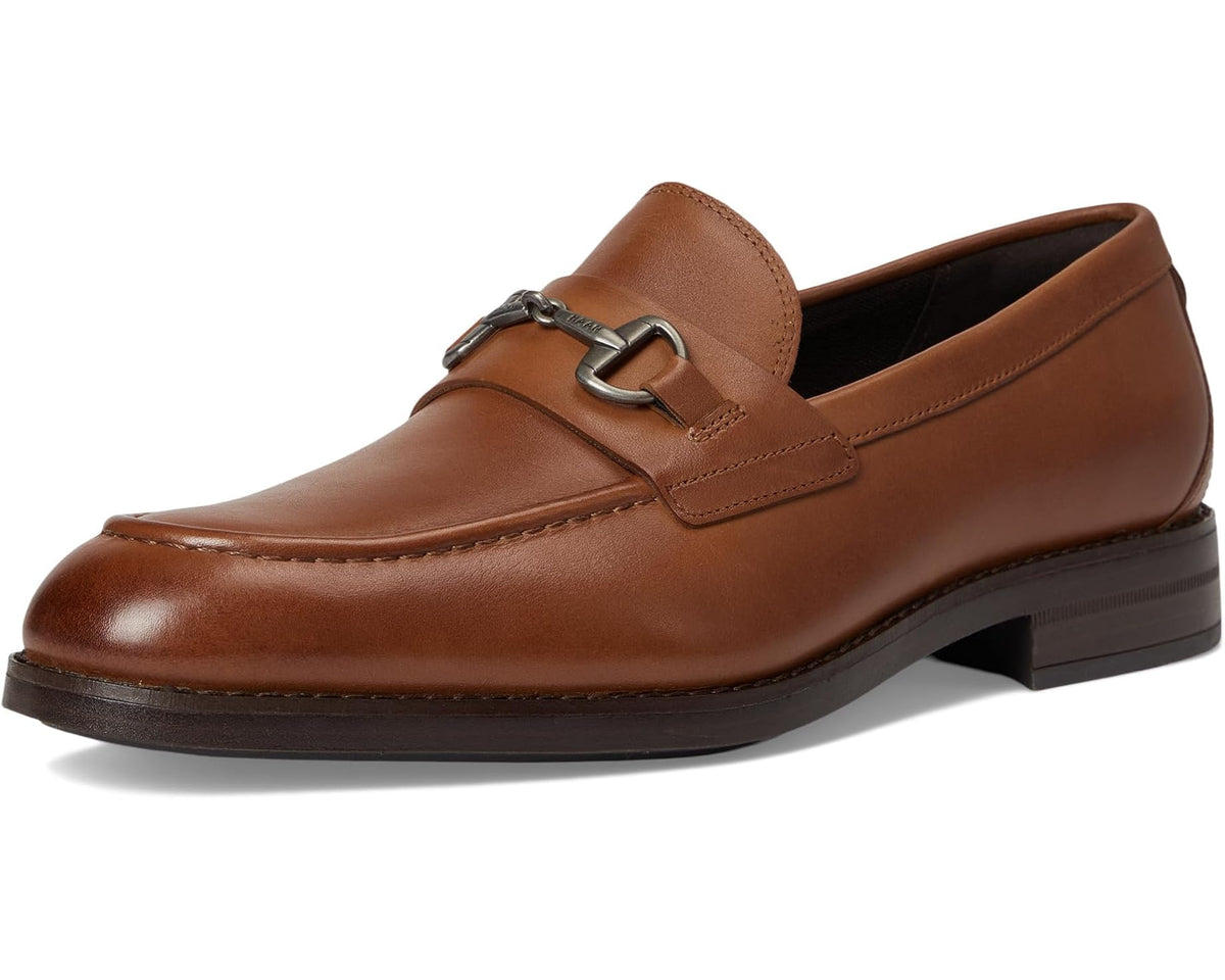 Men's Cole Haan Harmon Grand Bit Loafers British Tan/Dark Brown Waterproof