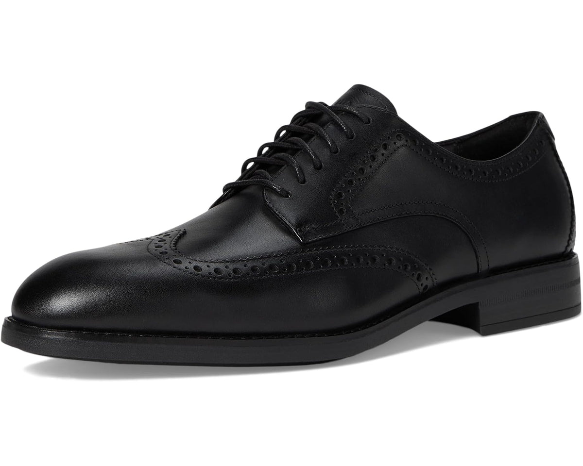 Men's Cole Haan Harmon Grand Wingtip Oxfords Black Waterproof/Black/Black