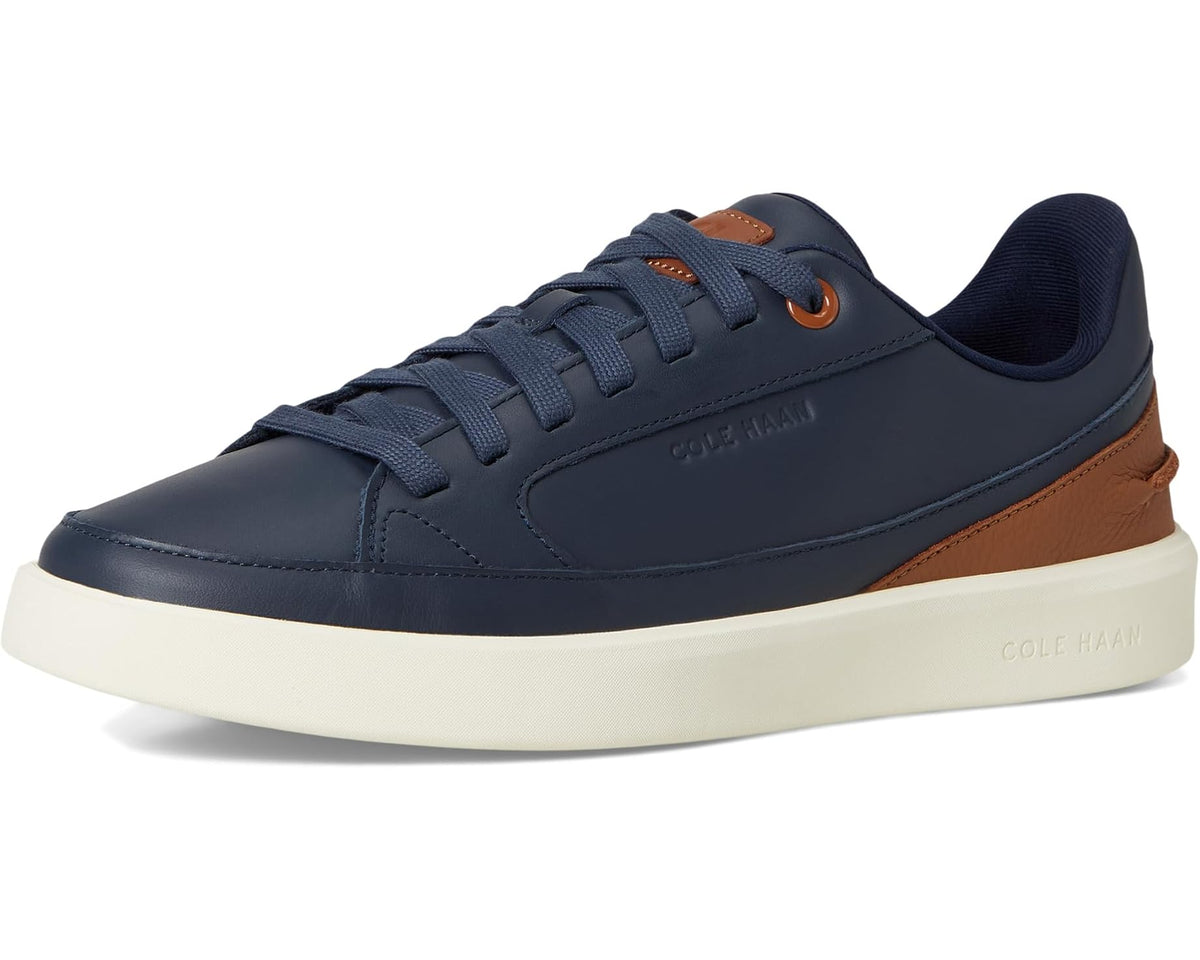 Men's Cole Haan Grand Crosscourt 20.4.7 Ls Sneakers Navy Blazer/British Tan/Ivory