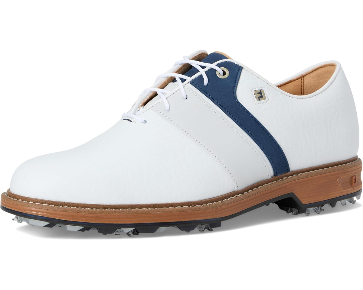 Men's FootJoy Premiere Series Bison Golf Shoes White/Navy/White