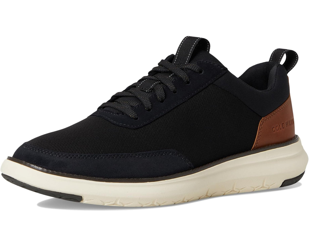 Men's Cole Haan Grand Remix Sneakers Black/British Tan/Ivory