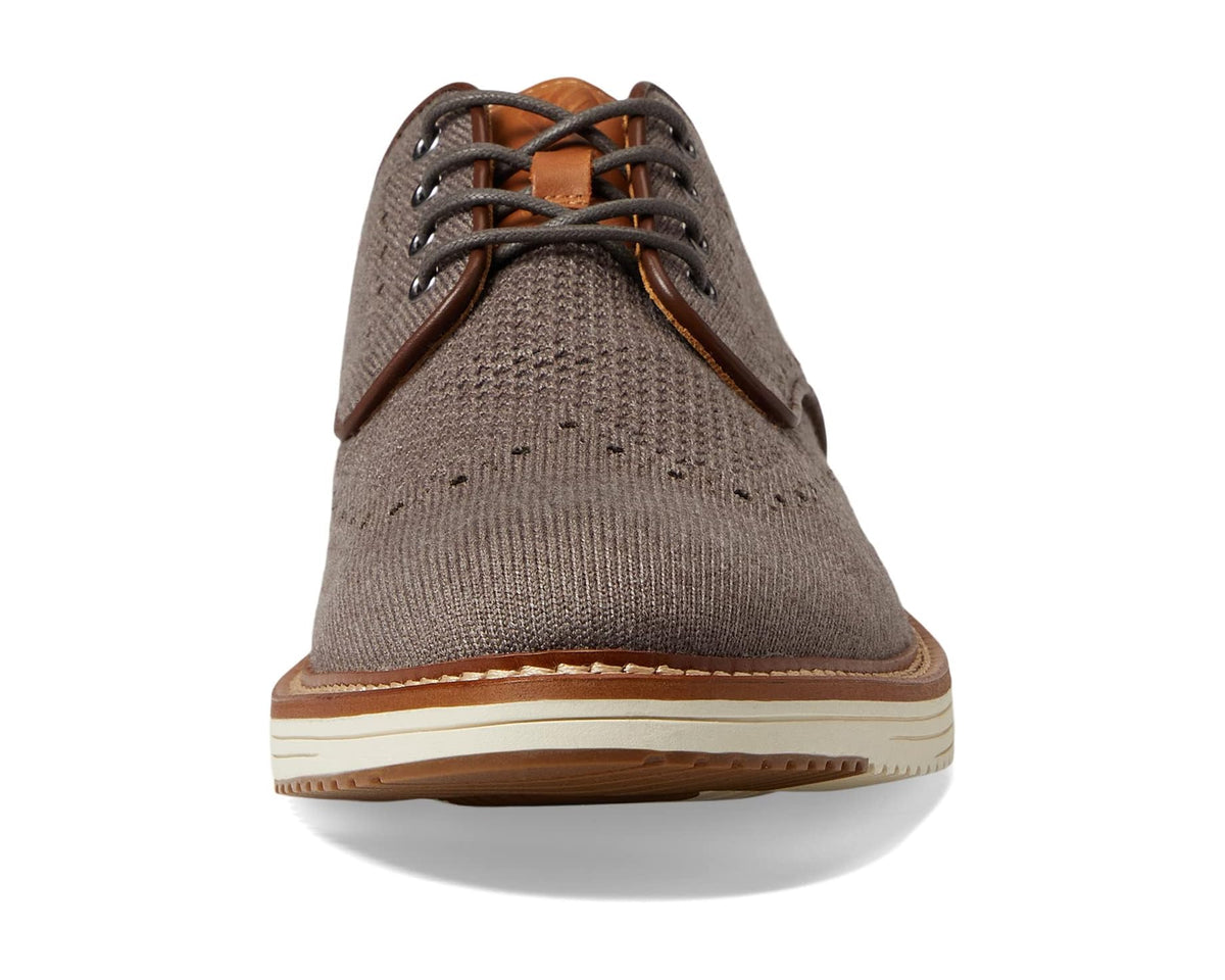 Men's Johnston & Murphy Upton Knit Wing Tip Gray Knit
