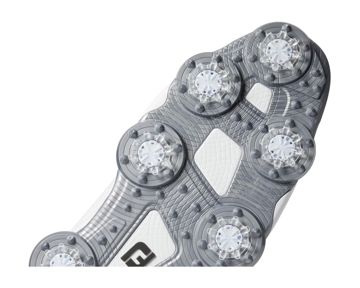 Men's FootJoy Tour Alpha Golf Shoes - Previous Season White/White/Silver