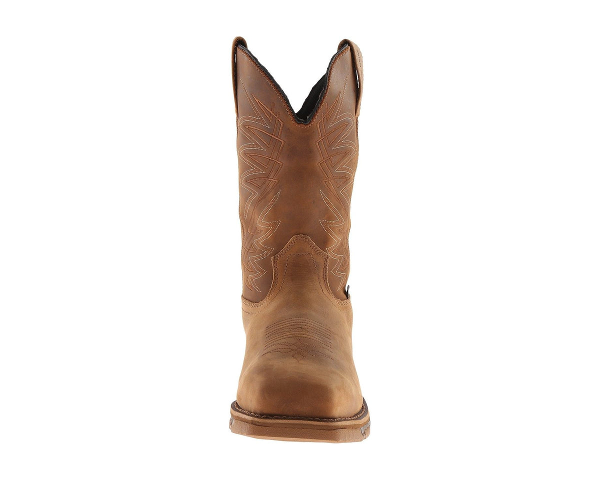 Men's Irish Setter Marshall 11 Waterproof Steel-Toe Pull-On Brown Leather