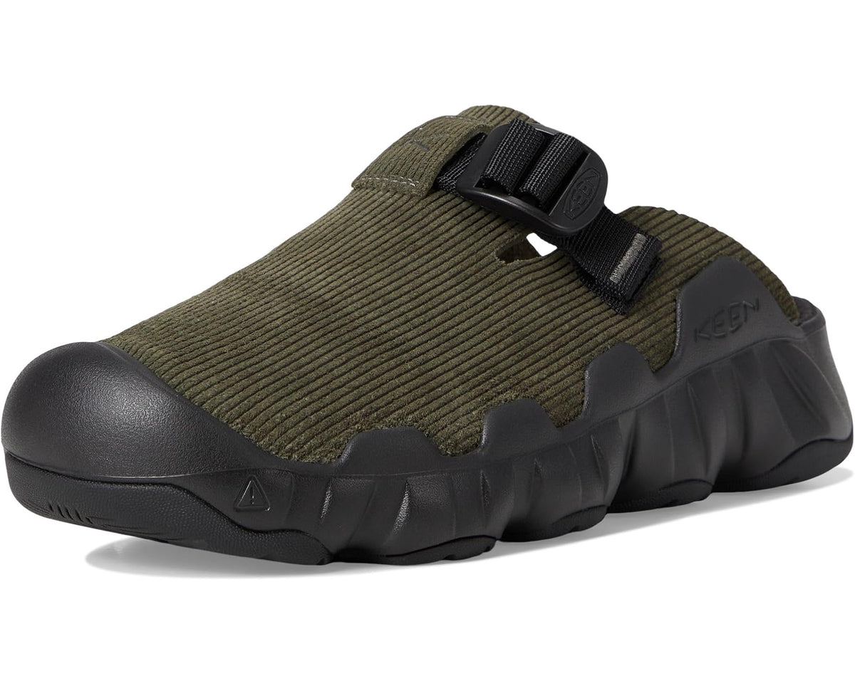 Men's KEEN Hyperport Leather Clog Sea Turtle/Black