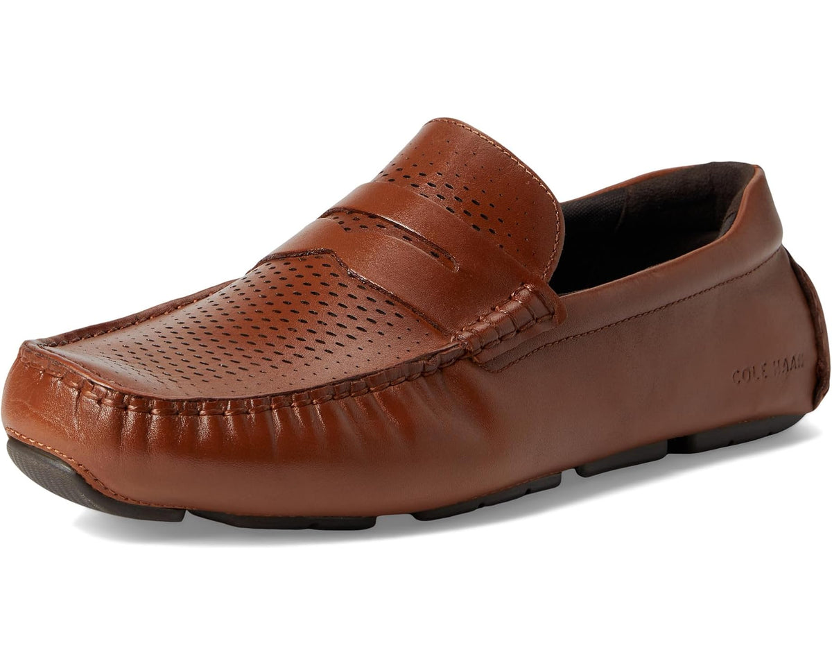Men's Cole Haan Grand Laser Penny Driver British Tan/Java