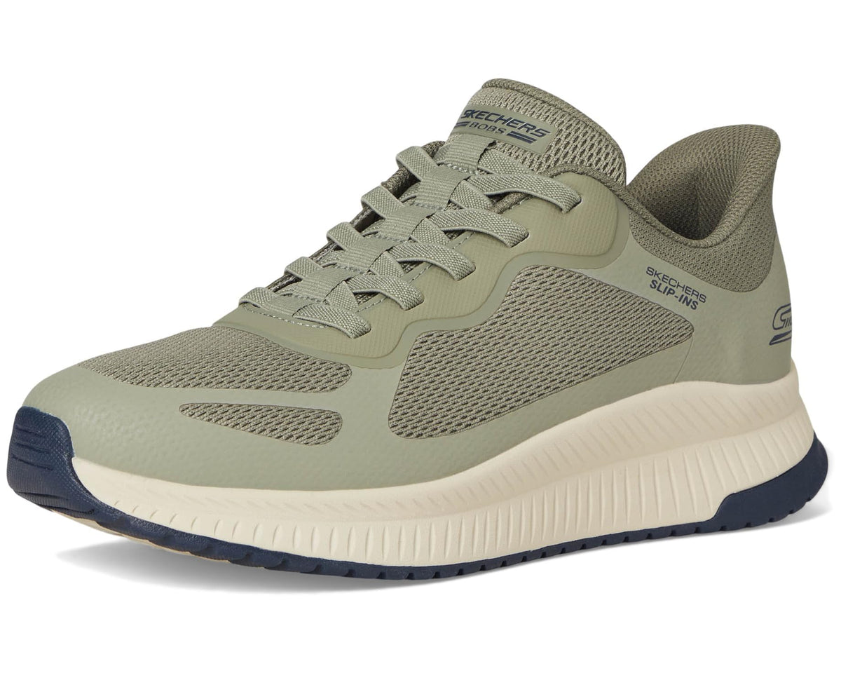 Men's BOBS from SKECHERS Hands Free Slip-Ins Bob Squad Chaos 4 Olive
