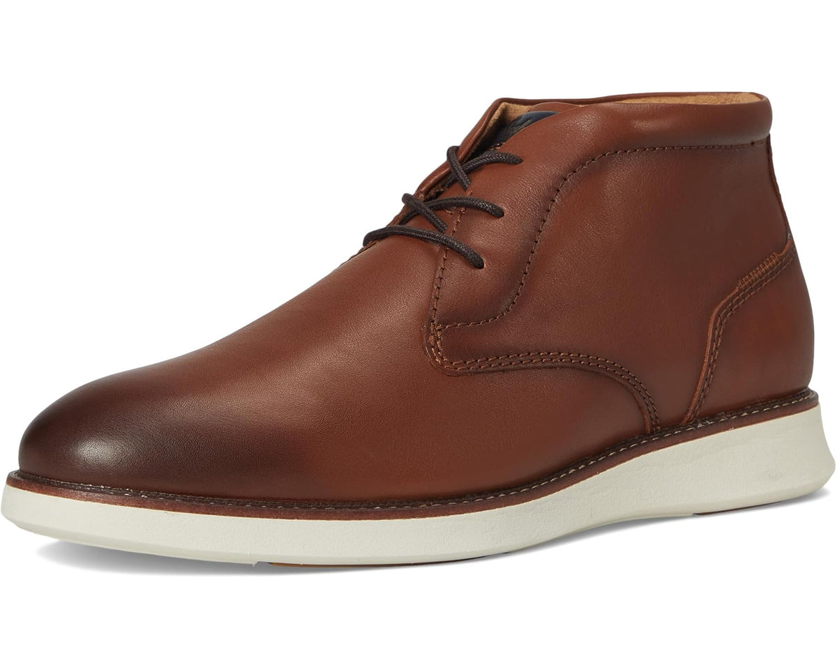 Men's Florsheim Launch Plain Toe Chukka Boots Cognac Multi
