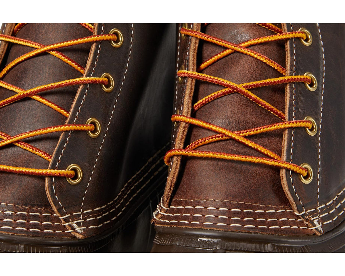Men's L.L.Bean Bean Boots 8 Leather Primaloft Flannel Lined Classic Brown/Bean Boot Brown/Gum/Iron