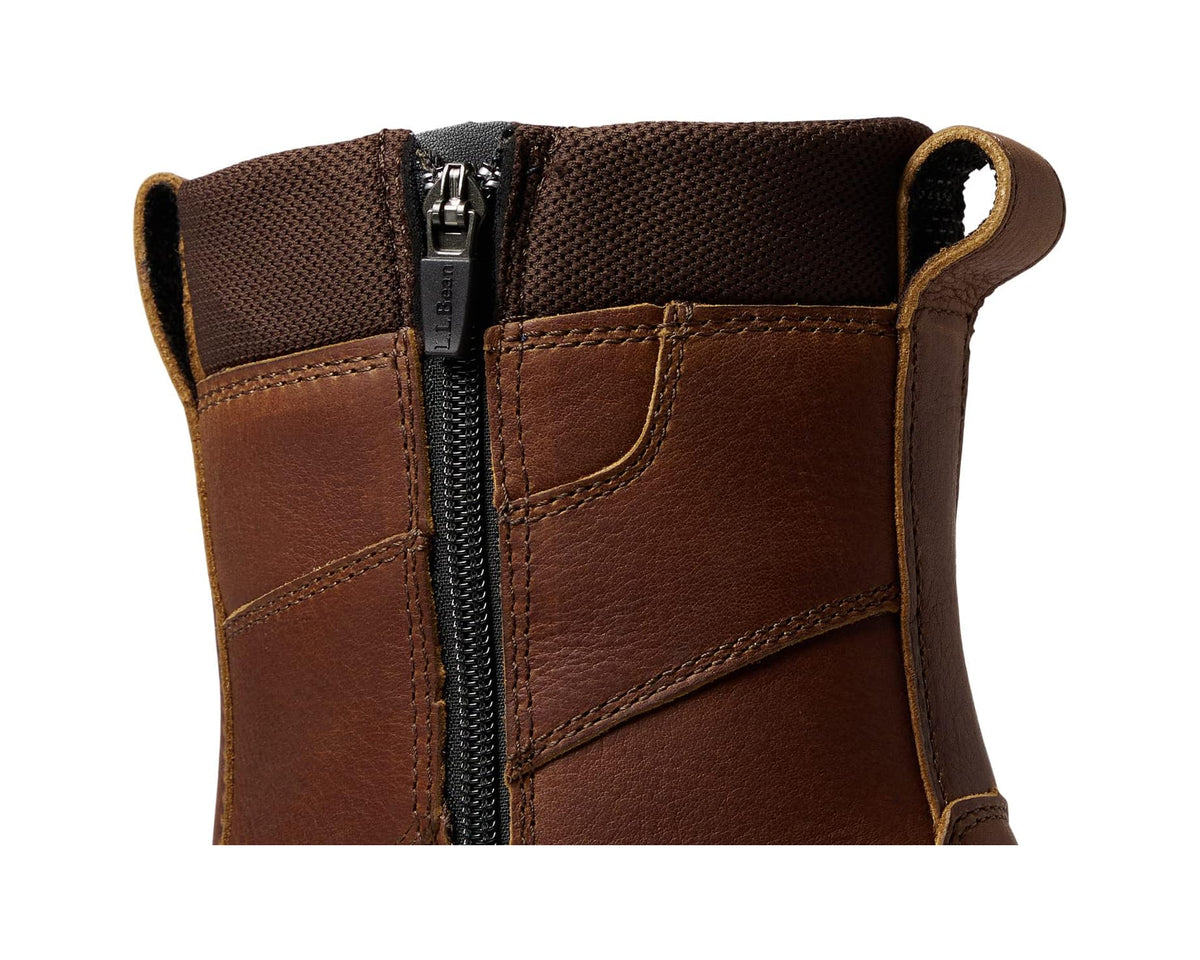 Men's L.L.Bean Storm Chaser Boots 5 Pull-On Zip Oakwood