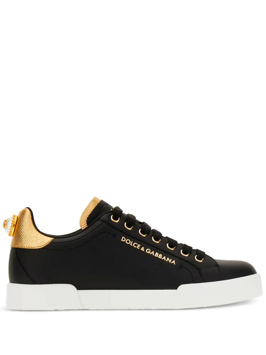 Dolce & Gabbana Portofino Logo-Tag Leather