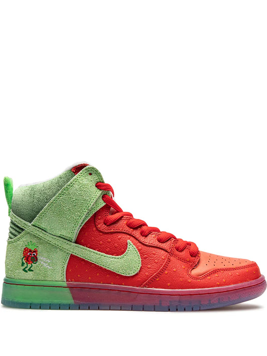 Nike Sb Dunk High Strawberry Cough Sneakers