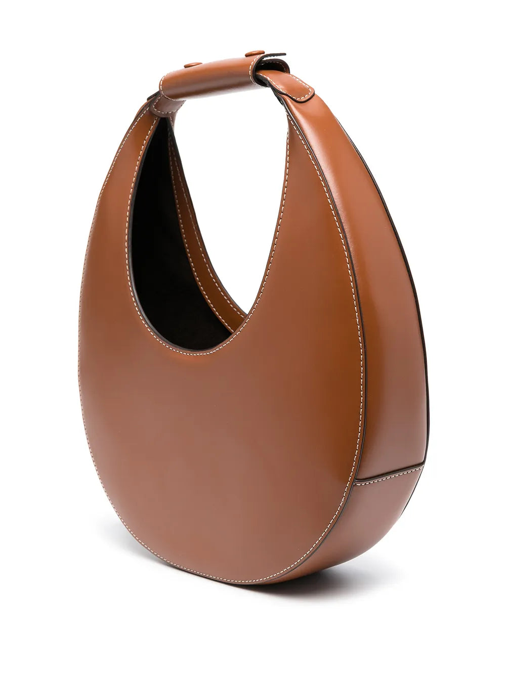 STAUDMoon leather shoulder bag
