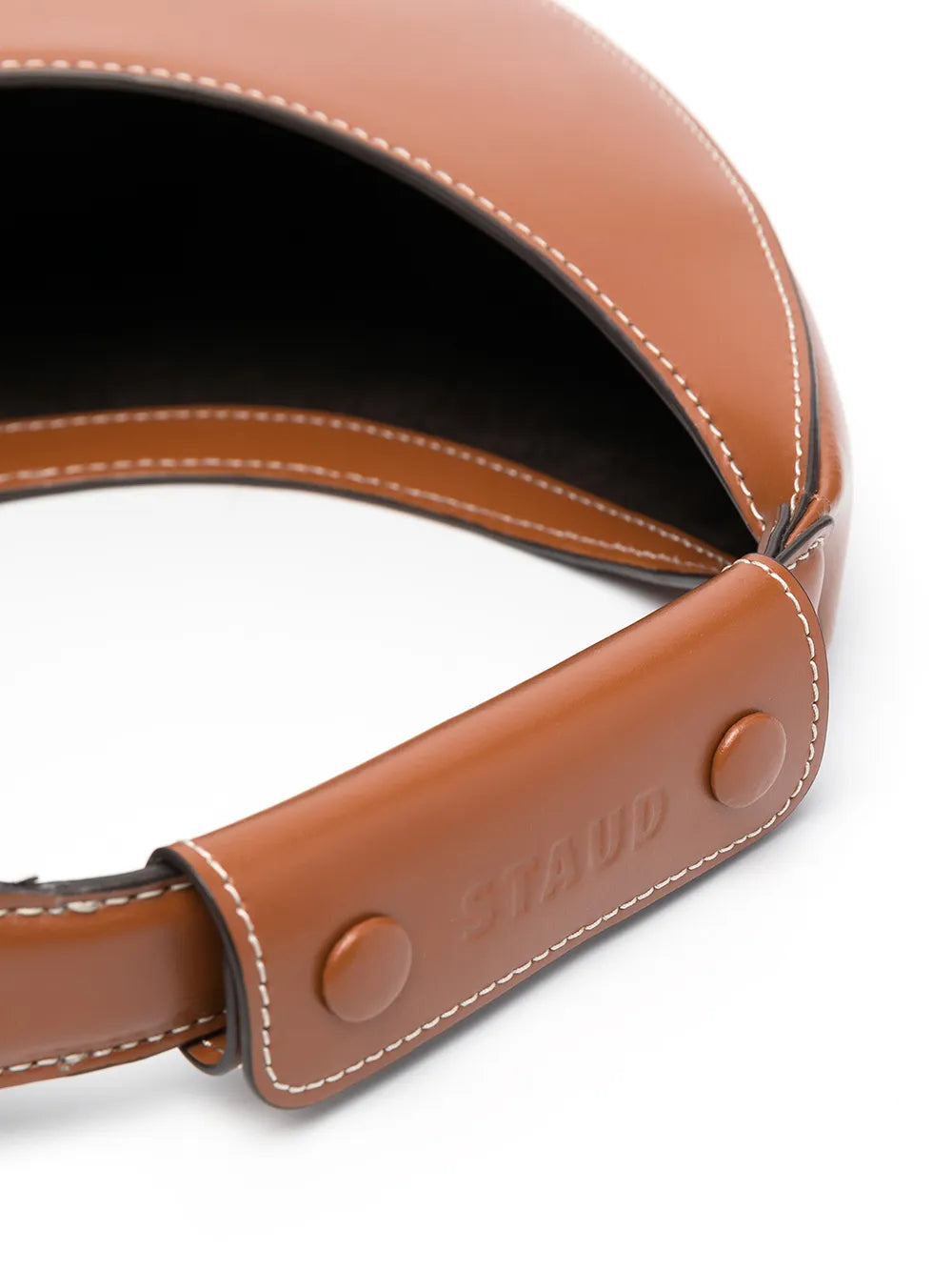 STAUDMoon leather shoulder bag