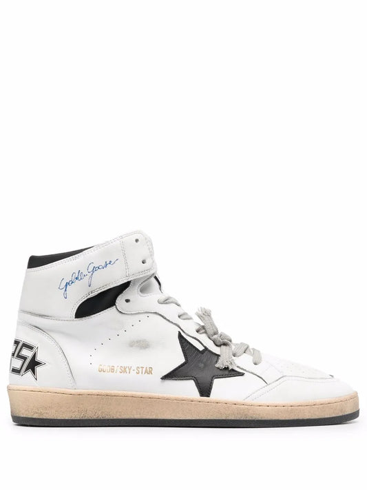 Golden Goose Sky-Star High-Top Lace-Up