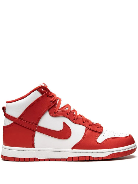 Nike Dunk High White/University Red Sneakers