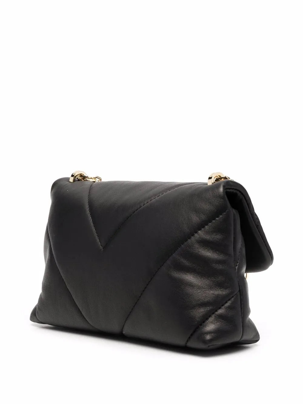 Patrizia Pepechevron leather shoulder bag
