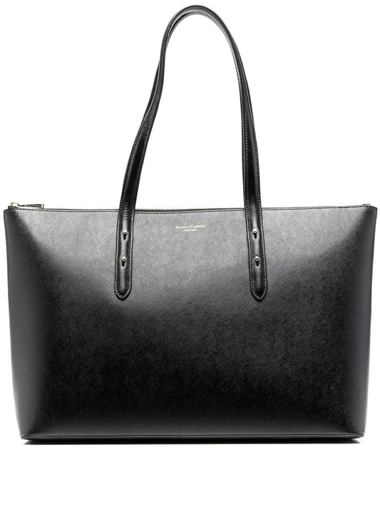 Aspinal Of LondonRegent scored-effect tote bag