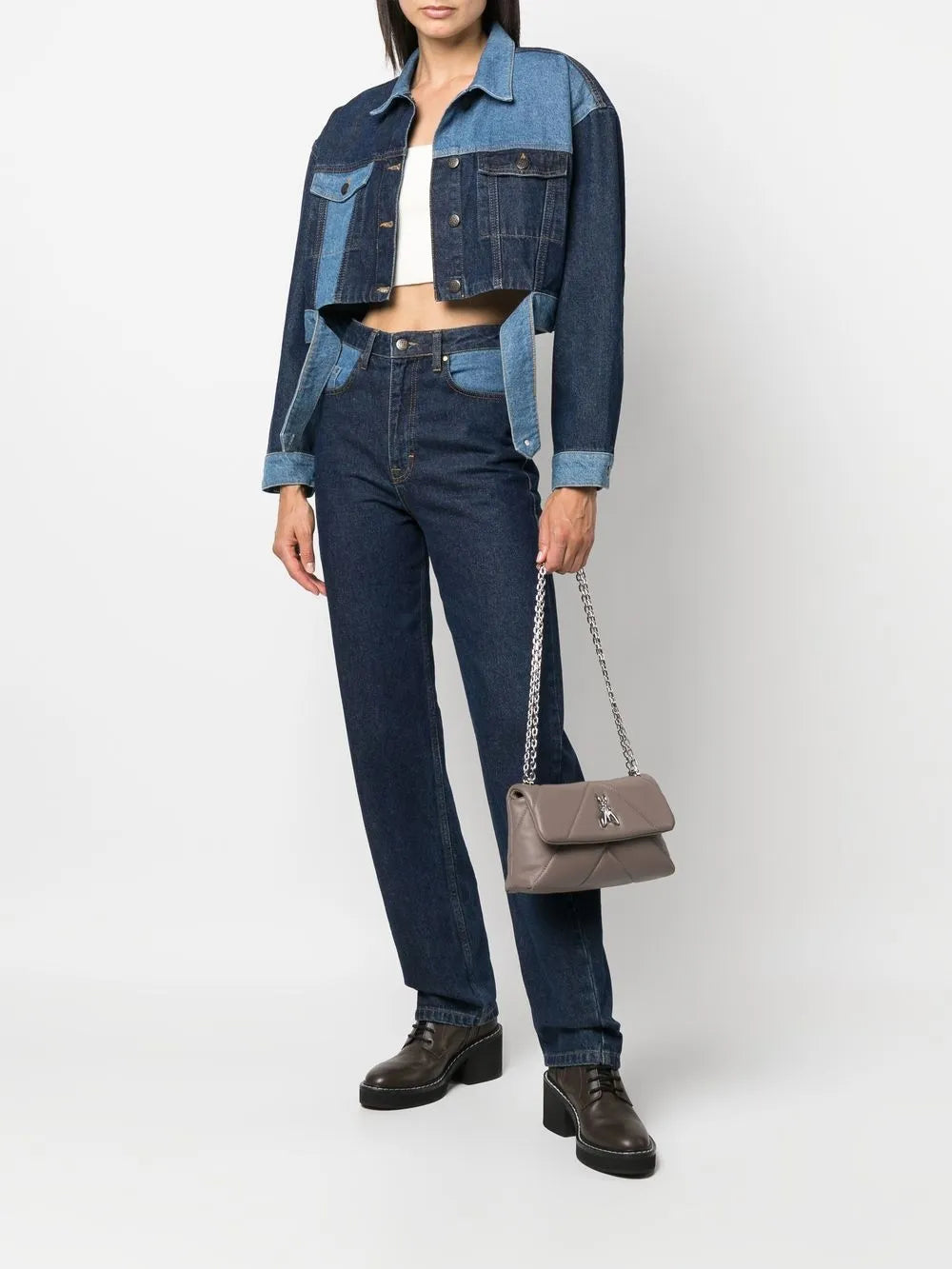 Patrizia Pepemedium padded shoulder bag
