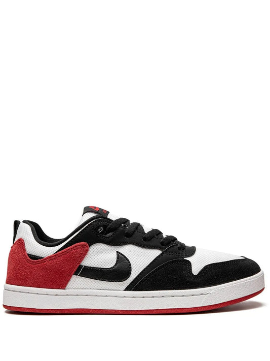 Nike Sb Alleyoop White/Black/University Red Sneakers