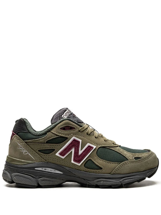 New Balance X Teddy Santis 990 V3 Green/Purple Sneakers