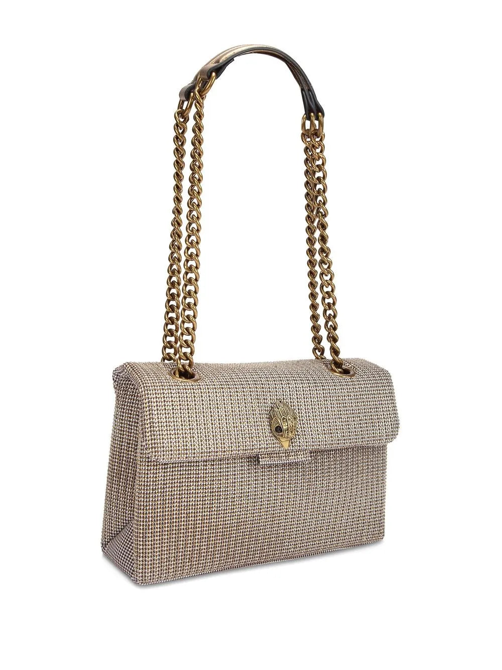 Kurt Geiger LondonMini Kensington houndstooth tote bag