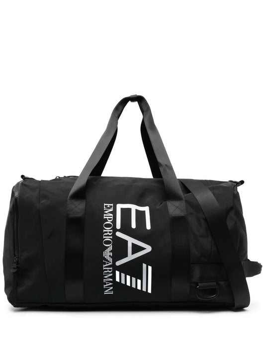Ea7 Emporio Armanilogo-print zipped holdall