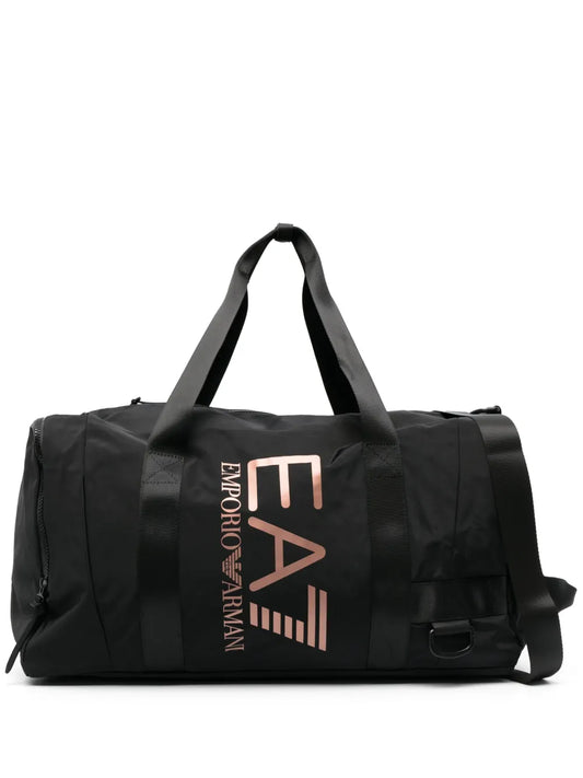 Ea7 Emporio Armanilogo-print luggage bag