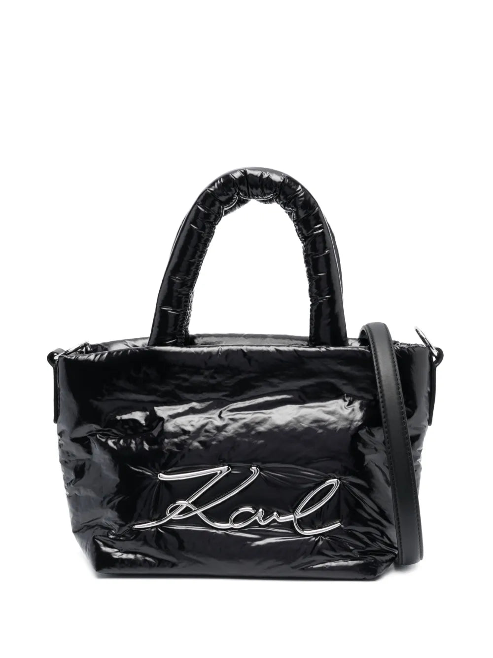 Karl LagerfeldK/Signature logo-plaque tote bag