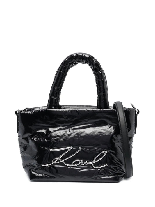 Karl LagerfeldK/Signature logo-plaque tote bag